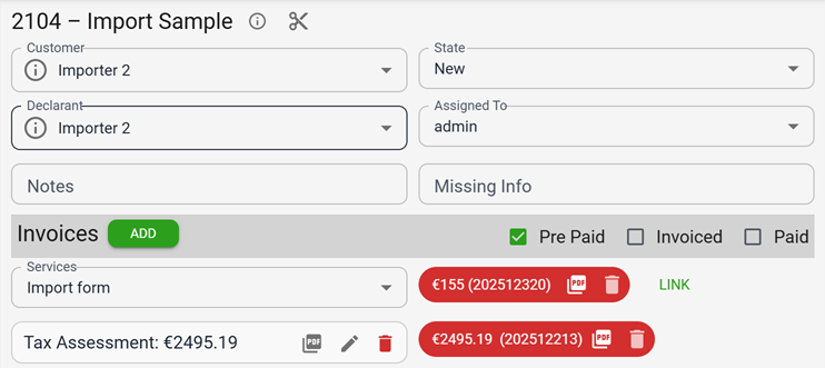track invoices
